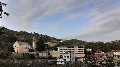 Panuàmma da frasiun de San Luénsu (Giüstéxine) daa Costa de Sutta