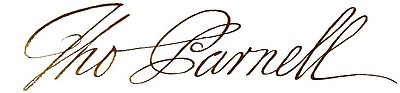 Signature of Thomas Parnell