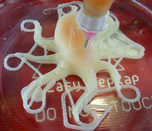 3D printed model resembling an octopus Soft Robotics.png