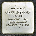 Stolperst stalburgstr 17 meyerhof agnes