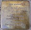Stolperstein Gaußstraße 14 für Justin Neuhaus