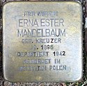 Stolperstein Kleve An der Münze 7–9 Erna Ester Mandelbaum