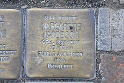 Stolperstein für Margarete Jacobson