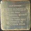 Stolperstein für Willi Kempler (Liebigstraße 155)