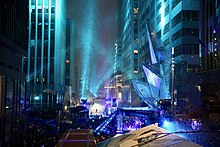 Nicollet Mall hosted the outdoor Super Bowl Live festival during the lead-up to the game. Super Bowl Live DAEB023C-8CEE.jpg