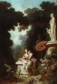Jean-Honoré Fragonard, The Progress of Love – Love Letters, 1771–1772[301]
