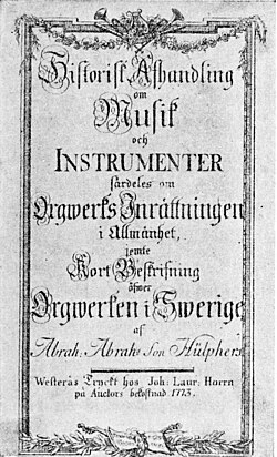 Titelblad å Hülpers bok
