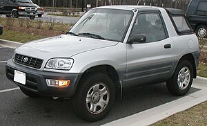 1998-2000 Toyota RAV4 convertible photographed...