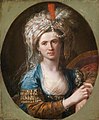 Portrait du chevalier d'Éon vers 1775 dans le goût d'Angelica Kauffmann