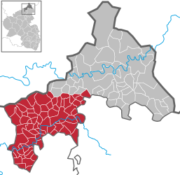 Verbandsgemeinde Gerolstein – Mappa