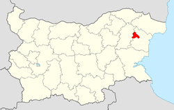 Vetrino Municipality athin Bulgarie an Varna Province.