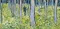 Vincent van Gogh: Unterholz mit wandelndem Paar, 1890