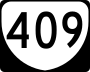 State Route 409 marker