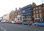 Gloucester Lodge with the Cork and Bottle Public House