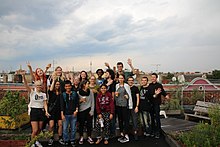 Group Photo Wikipedia for Peace in Berlin