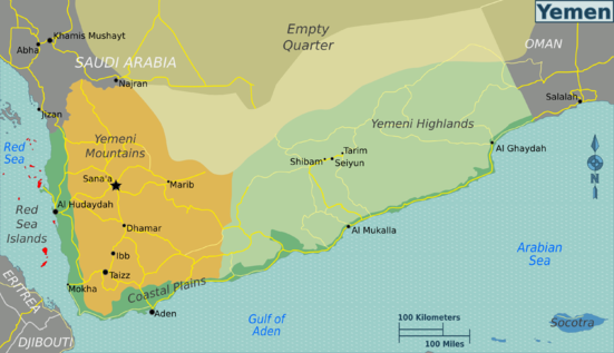 Mappa divisa per regioni