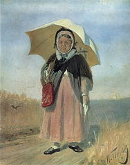 К Троице-Сергию. 1870. Государственная Третьяковская галерея