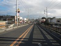 View from MacArthur Highway's Bocaue flyover.