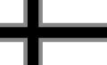 Tricolor Nordic/Scandinavian cross