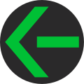 830 Signál Doplnková zelená šípka vľavo (v protiľahlom rohu križovatky)