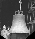 Abbau der beschädigten Glocke der Nikolaikirche (Kiel 34.841)