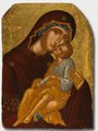 Un'icona della Madre di Dio con Bambino proveniente da Creta e risalente al 1425.