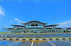 L'aérogare de l'aéroport de Ranai-Natuna