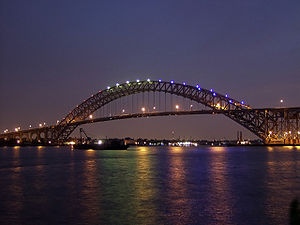 Bayonne Bridge at sunset