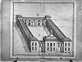 Reconstructie van De Beurs in 1736