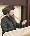 Grand Rabbi Mordechai Dovid Unger, a scion of the Dombrov dynasty