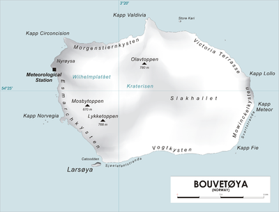 Карта розташування Буве