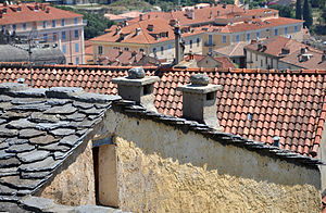 Chimneys in Corte