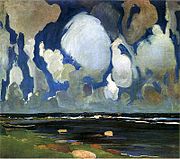 Σύννεφα στη Φινλανδία, Κόνραντ Κσιζανόφσκι, 1908