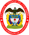 Escudo del Estado Soberano de Santander en 1861.