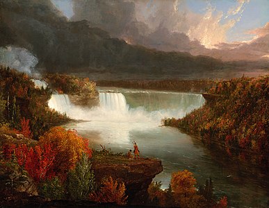 Distant View of Niagara Falls (1830)