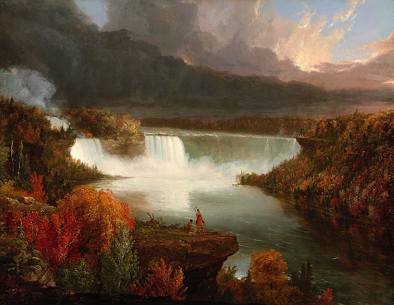 File:Distant View of Niagara Falls 1830 Thomas Cole.jpg