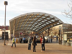 Street-level entrance in December 2014. Eastern Market Metro.jpg