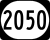 Kentucky Route 2050 marker