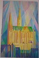 „Chartres“, olej na plátně (2010–2012)