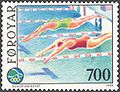 Compétition de natation, 1989.