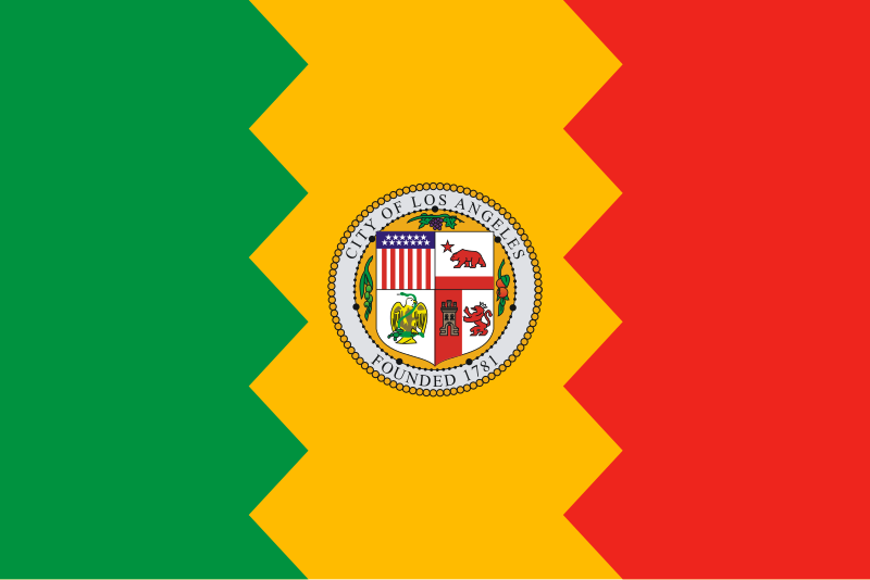 Obrázok:Flag of Los Angeles, California.svg