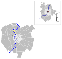 Position of the quartiere within the city