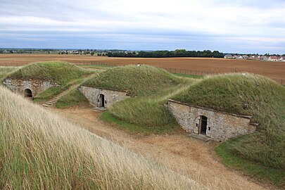 3. Traverses-abris le long de la rue du rempart au fort de Beauregard.