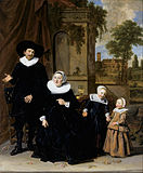 フランス・ハルス Portrait of a Dutch Family (1633-1636)