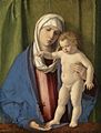 Giovanni Bellini, Vierge à l'Enfant, huile sur bois, 1485-1488