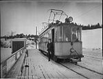 HAWA-spårvagn för Gråkallbanen i Trondheim 1924