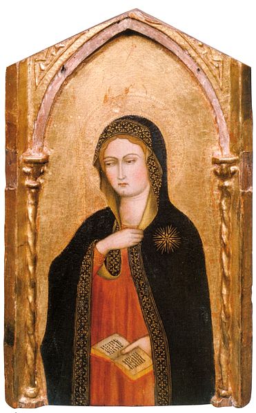 File:Gregorio di Cecco. Vergine annunciata. 1423, Firenze, Museo Stibbert.jpg