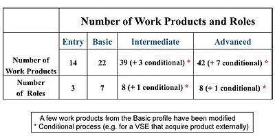 Number of Work Products and Roles
