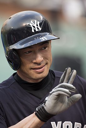 Ichiro Suzuki - Yankees @ Orioles - Sept 10, 2013.jpg