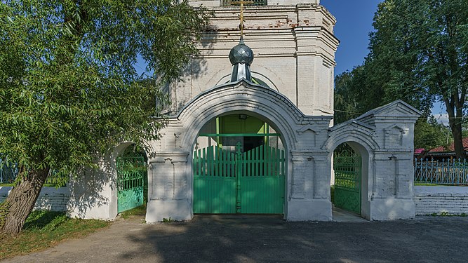 342. Ограда Богоявленской церкви с воротами, Худынское, Лухский район Автор — A.Savin